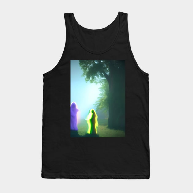 ETHEREAL COOL GHOSTS CHATTING ON  HALLOWEEN Tank Top by sailorsam1805